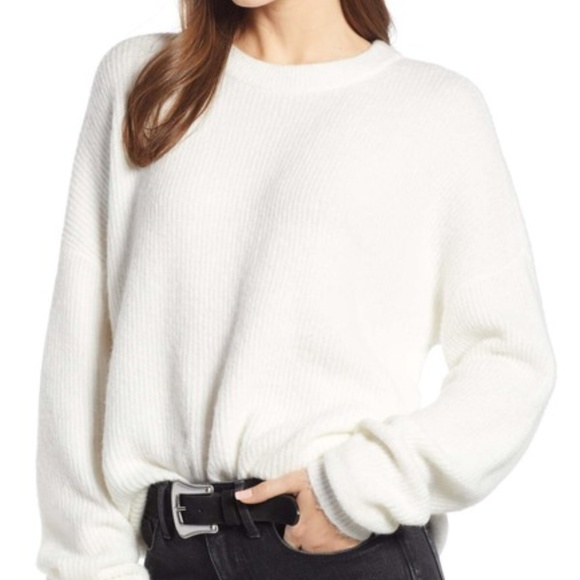 Something Navy Sweaters - Something Navy Fuzzy Oversize Sweater (S)